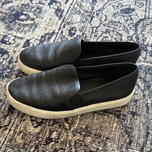 Vince Black Slip-On Women's Sneakers